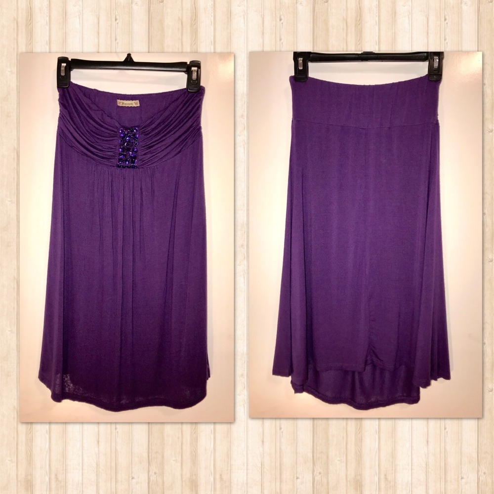 Gem Strapless mini